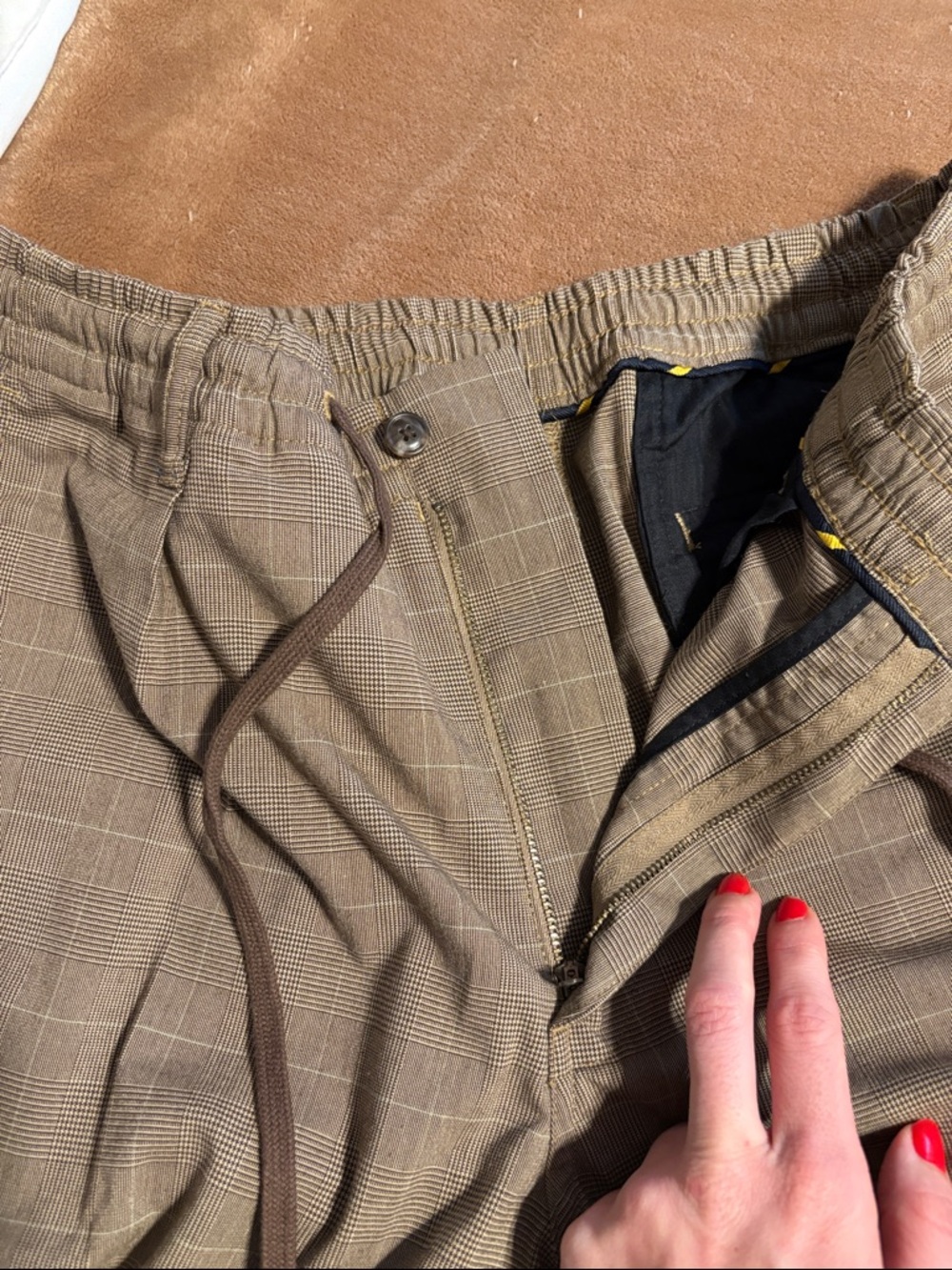 Polo Ralph Lauren Men's Brown Plaid Pants - Picture 4 of 4